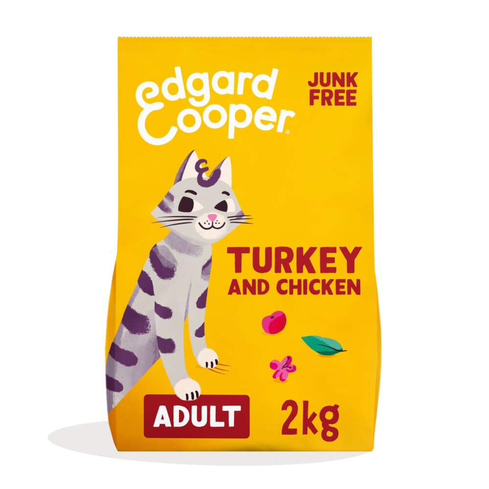 Edgard&Cooper Kattenvoer Adult Kalkoen - Kip 2 kg