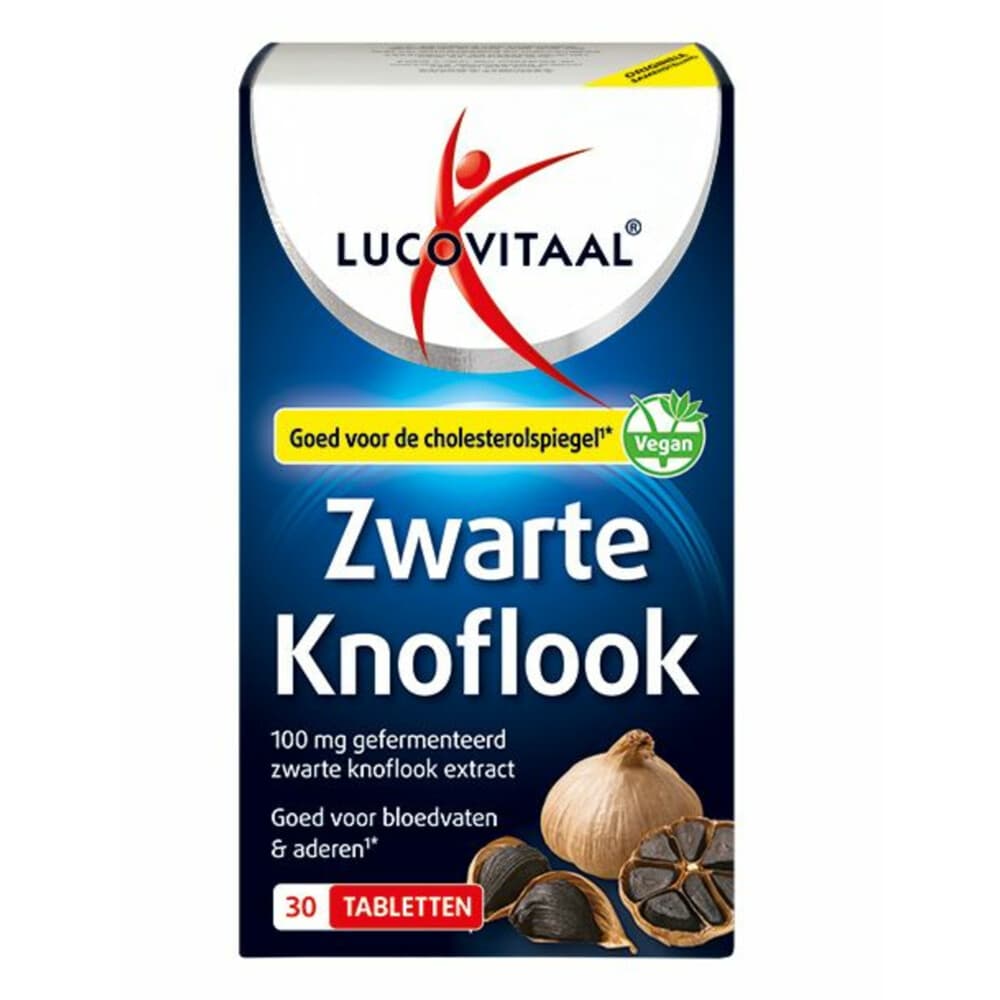 2+2 gratis: Lucovitaal Zwarte Knoflook 30 tabletten