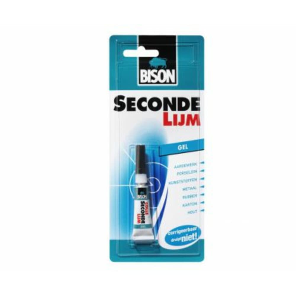 Bison Seconde Lijm Gel 3 gr