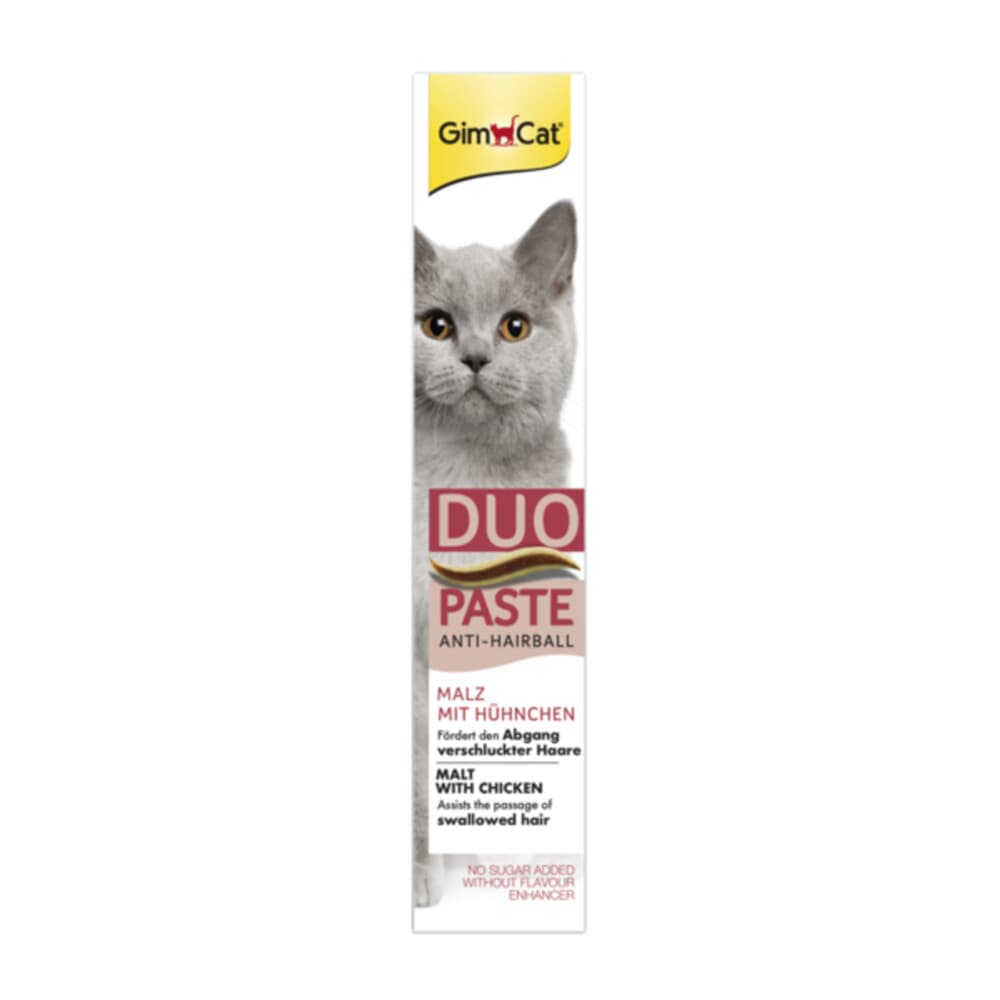 GimCat Anti-Hairball Duo-Paste Kip&Mout 50 gr