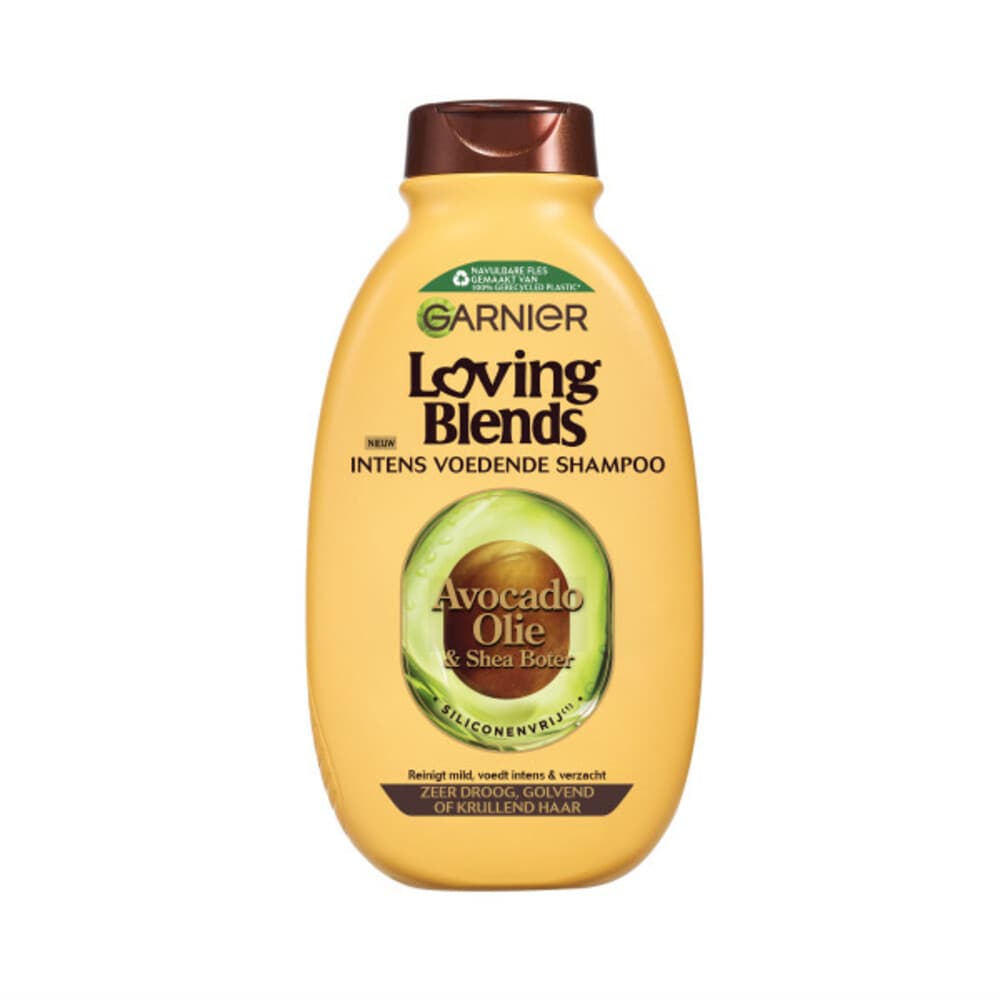 3x Garnier Loving Blends Avocado Olie en Shea Boter Shampoo 300 ml