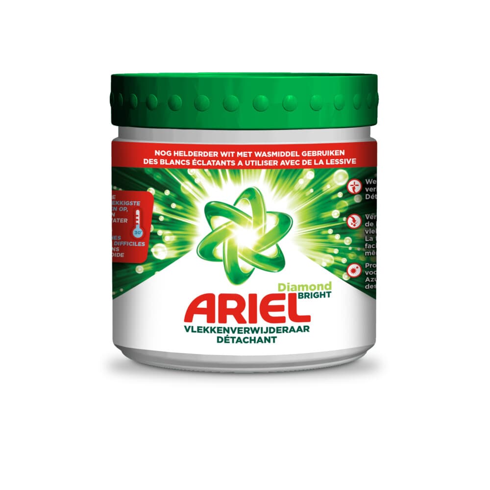 2+1 gratis: Ariel Vlekverwijderaar Diamond Bright Witte Was 500 gr
