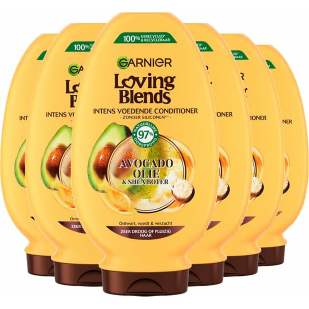 6x Garnier Loving Blends Avocado Olie en Shea Boter Conditioner 250 ml