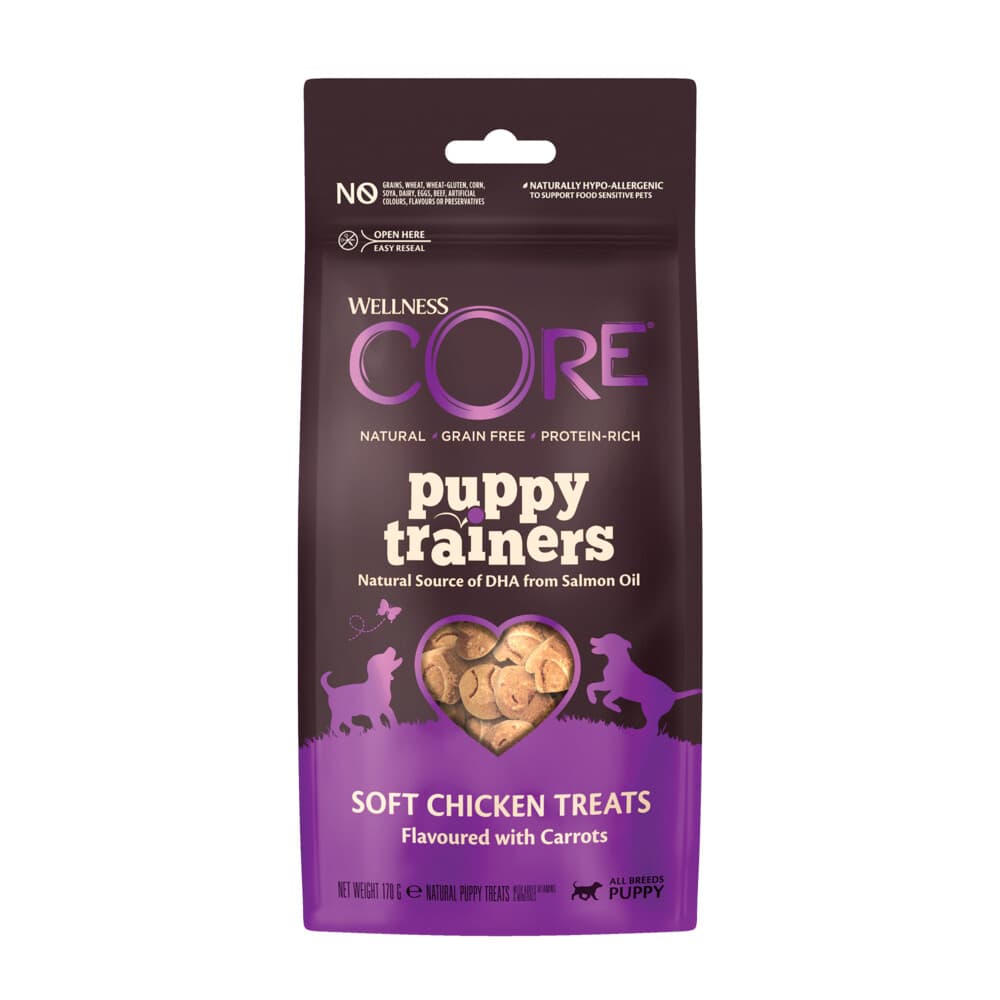 Wellness Core Puppy Trainers Kip - Wortel 170 gr