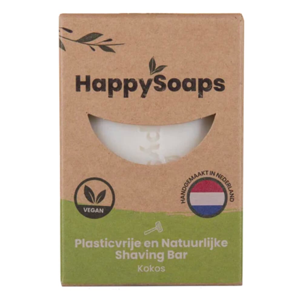 HappySoaps Shaving Bar Kokos 70 gr