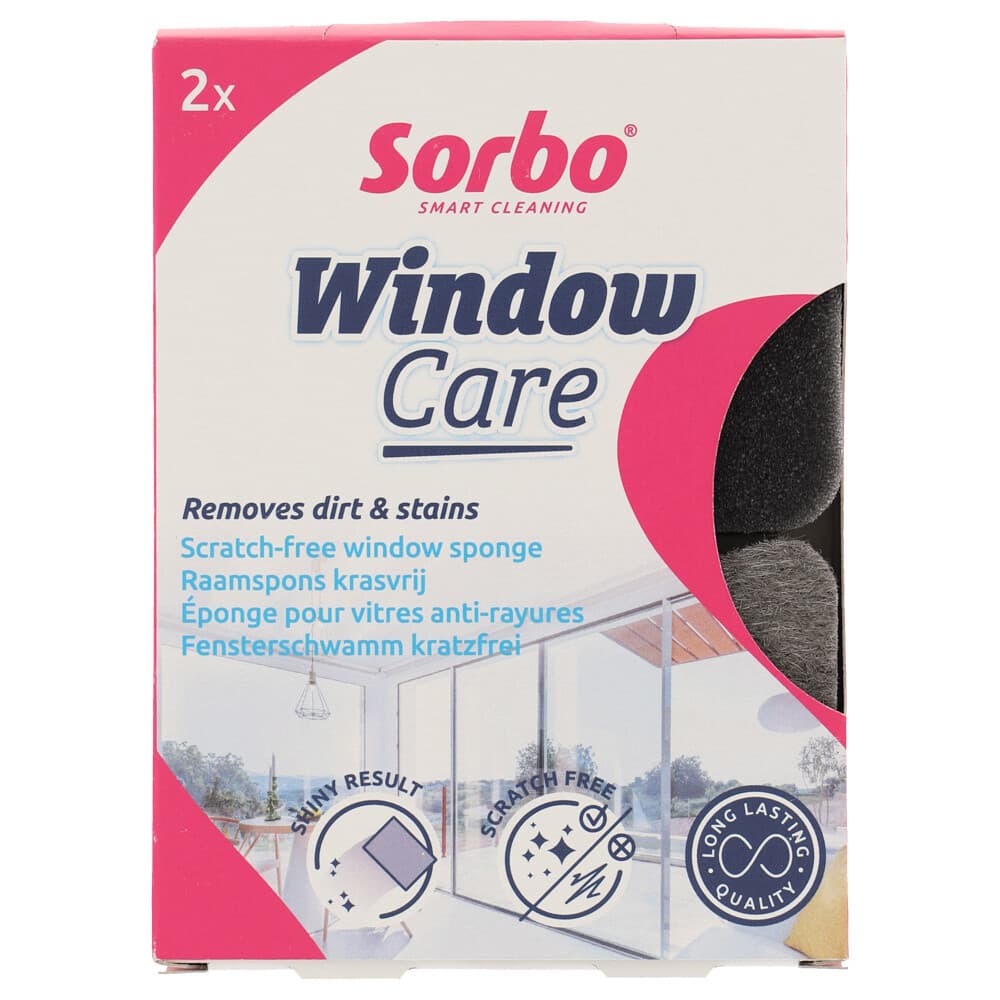 Sorbo Raamspons Window Care 2 stuks