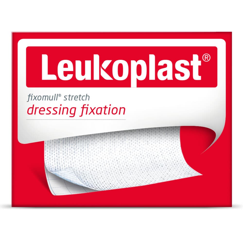 3x Leukoplast Fixomull Stretch fixatiepleister 10 cm x 10 m