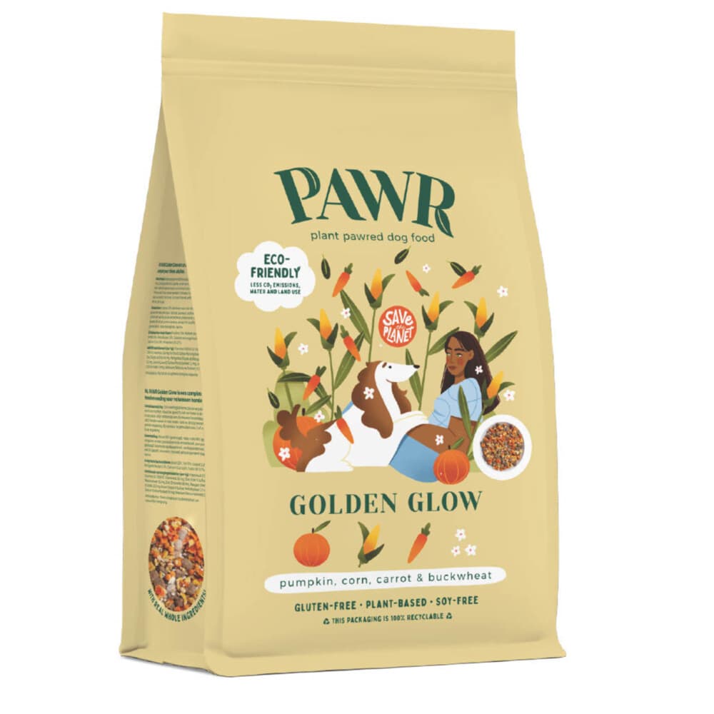 PAWR Plantaardig Hondenvoer Golden Glow 750 gr