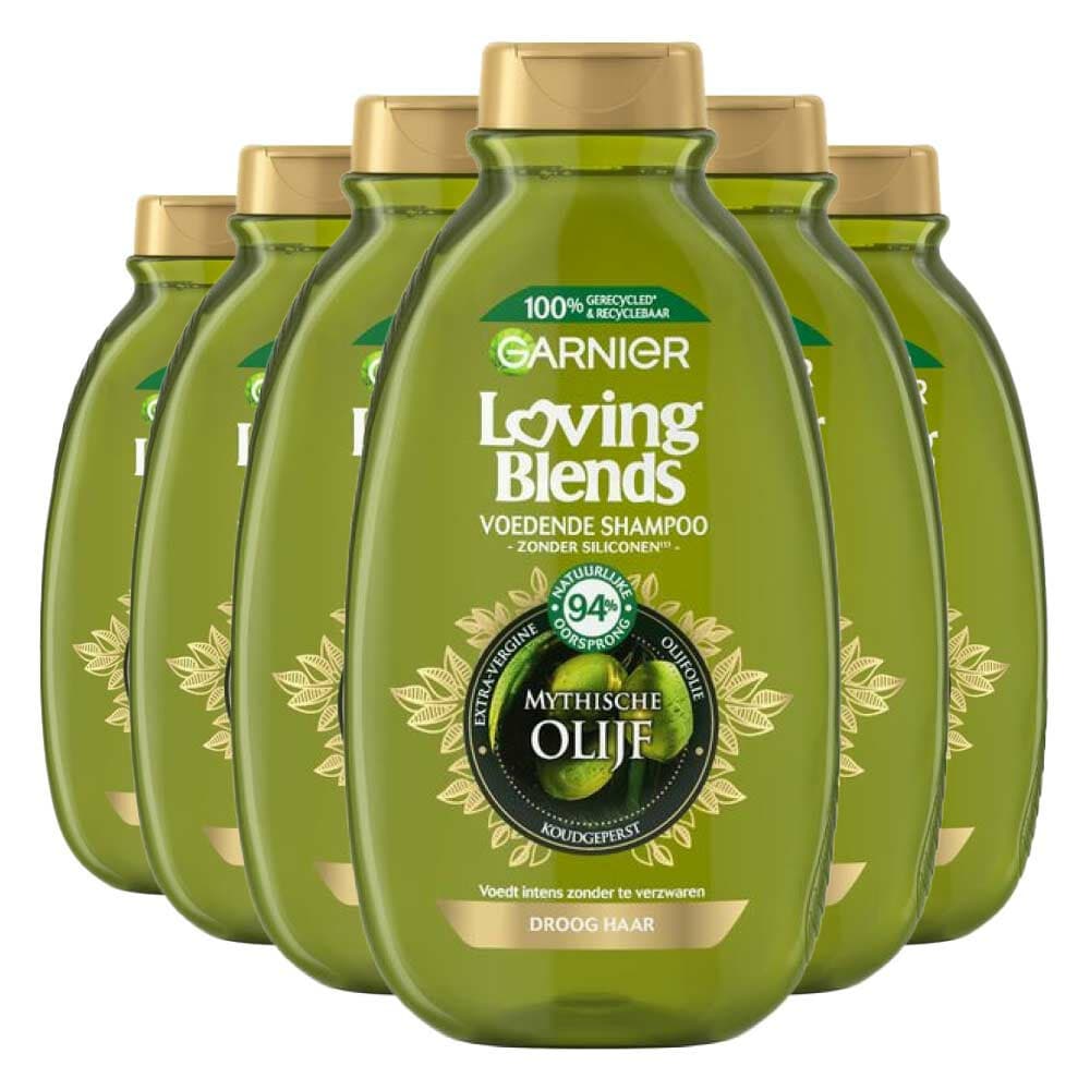 6x Garnier Loving Blends Mythische Olijf Shampoo 300 ml