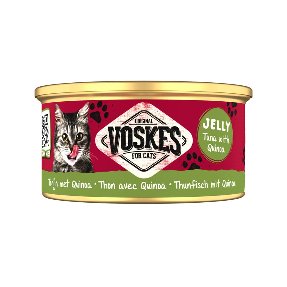 3+1 gratis: Voskes Kattenvoer Nat Tonijn met Quinoa 85 gr