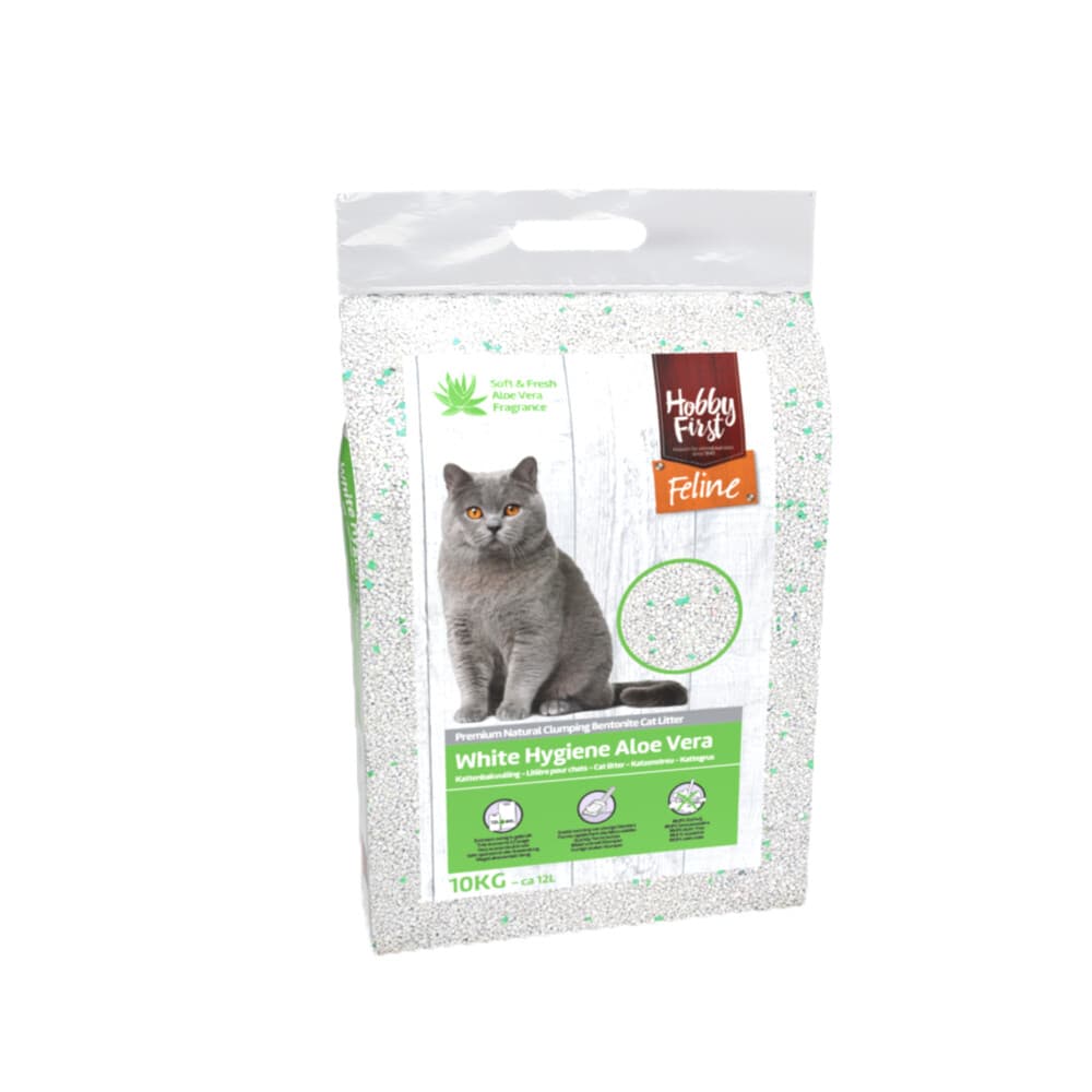 HobbyFirst Feline White Hygiëne Aloe Vera 12 liter