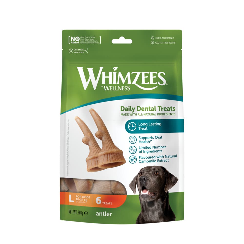 Whimzees Voordeelverpakking Occupy Antler L 6 stuks