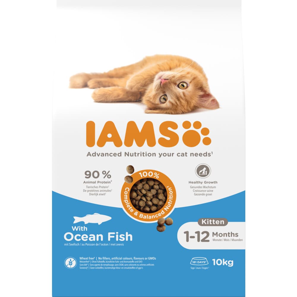 IAMS Cat Kitten Ocean Fish 10 kg