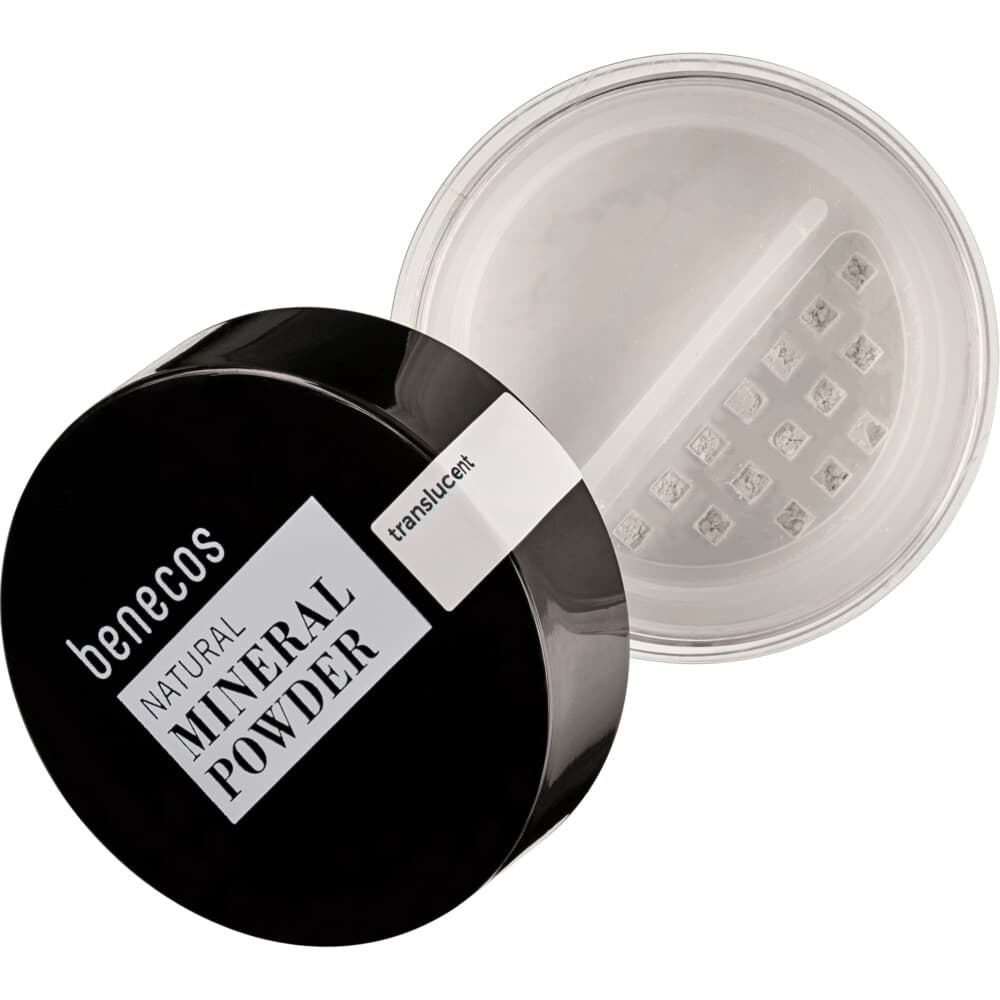3x Benecos Natuurlijke Losse Mineralen Poeder Translucent 6 gr