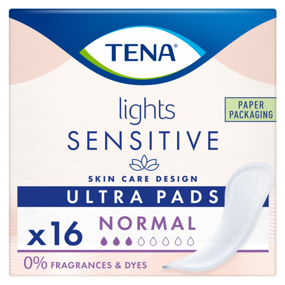 TENA Sensitive Lights Ultra Pads Normal 16 stuks