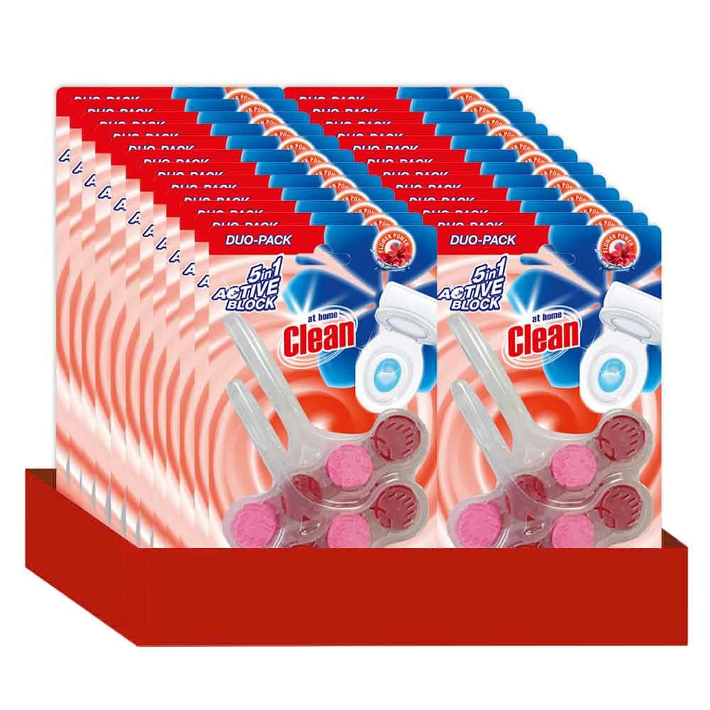 24x At Home Toiletblok Flower 2 stuks