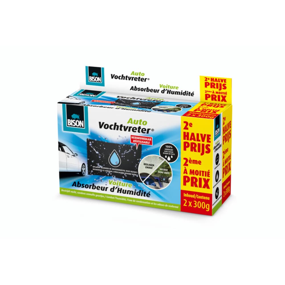 Bison Vochtvreter Auto 2 x 300 gr