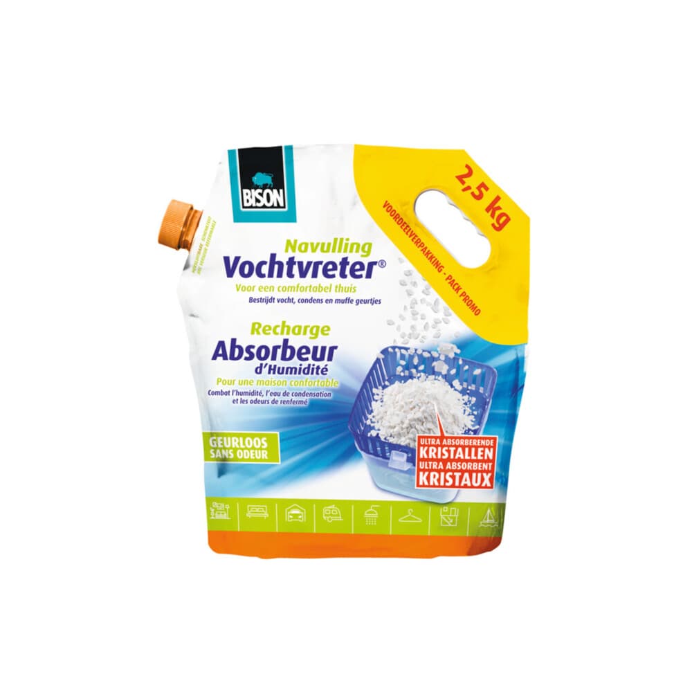 Bison Vochtvreter Navulling Neutraal 2,5kg