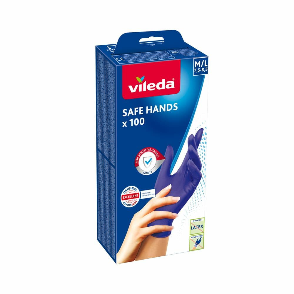 Vileda Safe Hands Handschoenen 100 Stuks