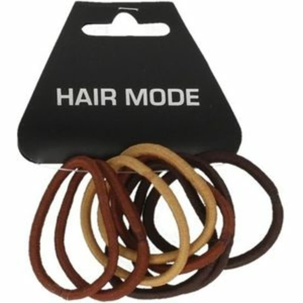 Hair Mode Endless Elastiek Bruin 8 stuks