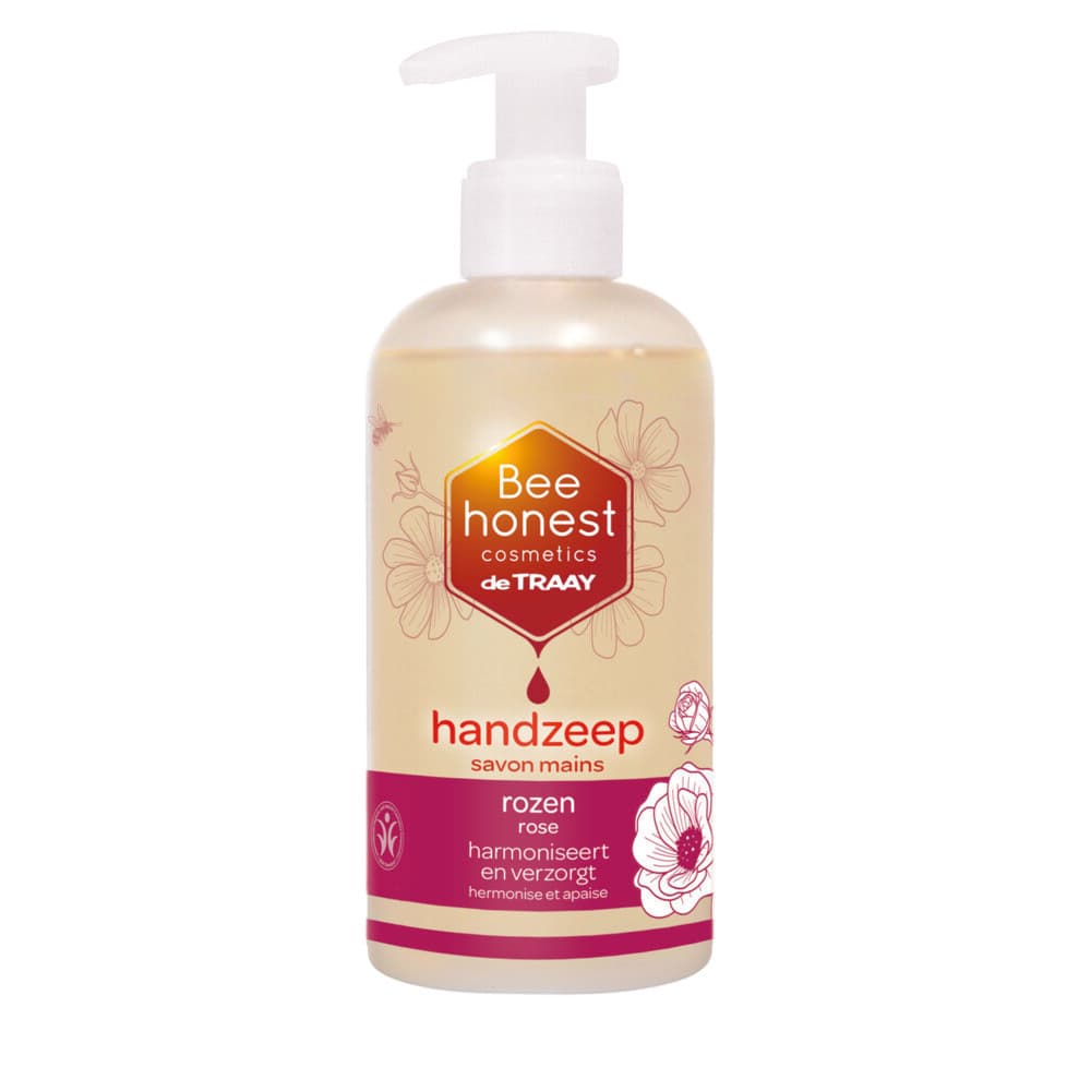 Bee Honest Handzeep Rozen 250 ml