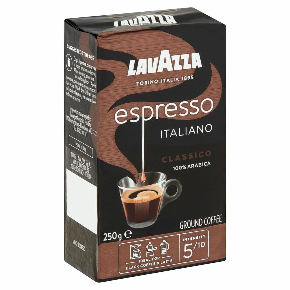 3x Lavazza Espresso Italiano Classico filterkoffie 250 gr