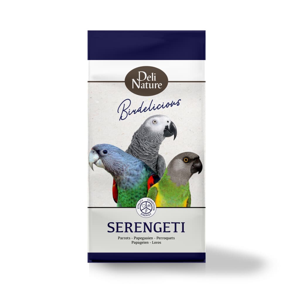 5x Deli Nature Birdelicious Papegaaien Serengeti 750 gr