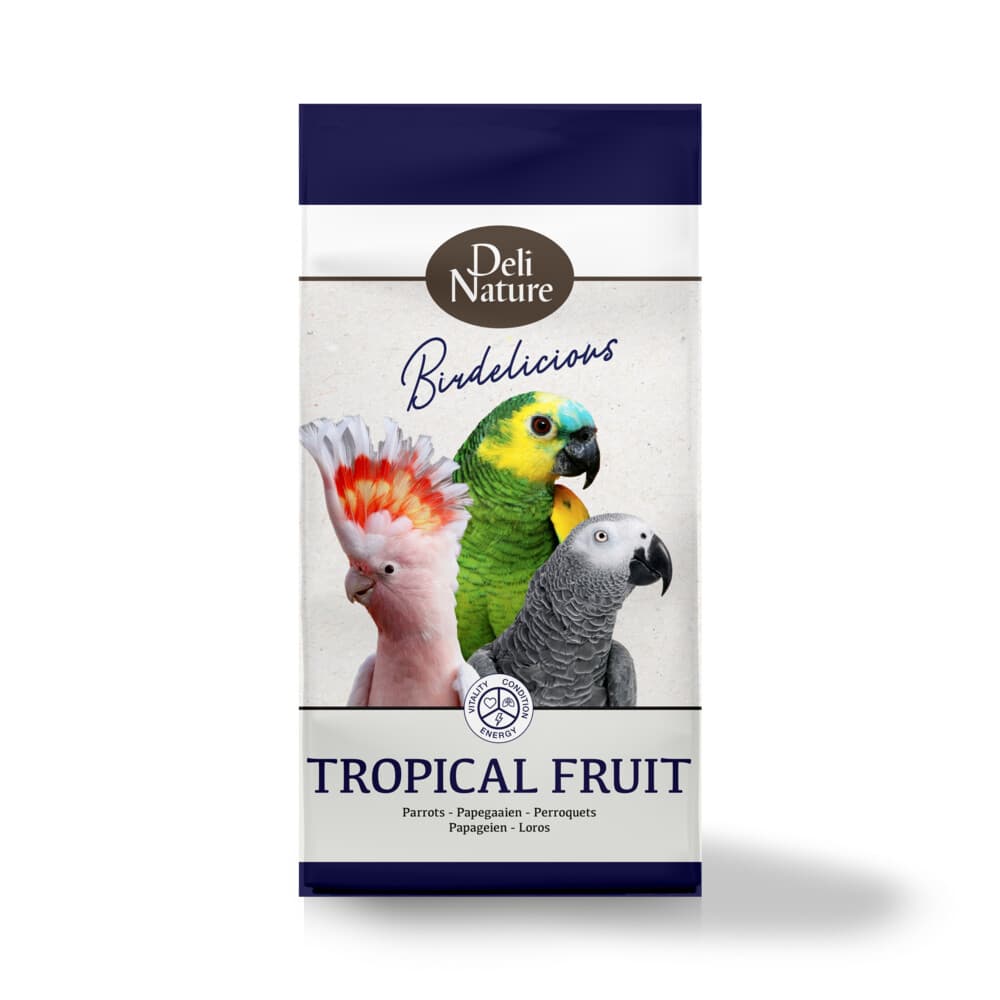 5x Deli Nature Birdelicious Tropical Fruit 750 gr