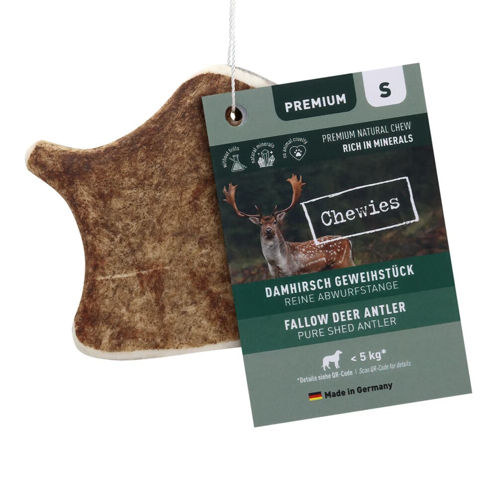 5x Chewies Damherten Gewei Snack S 80 gr