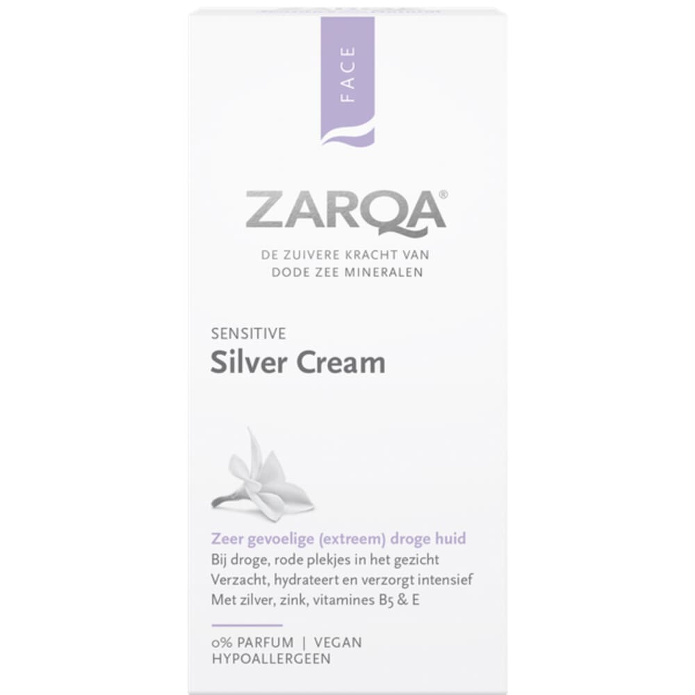 3x Zarqa Silver Cream Sensitive 30 ml