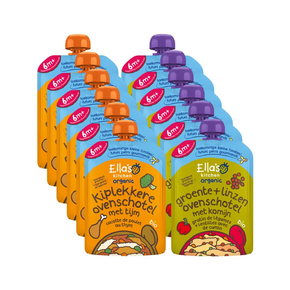 Ella's kitchen 12 Stuks 6+ Maaltijden Pakket