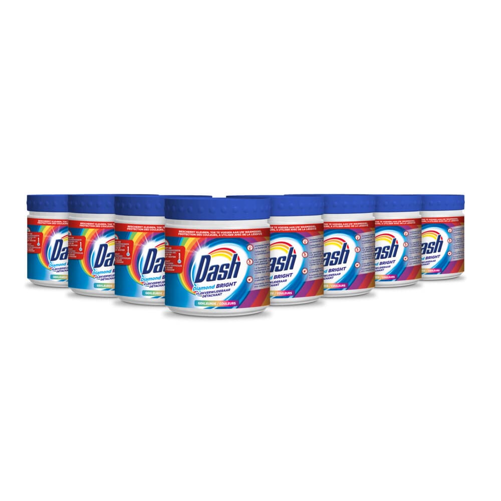 6x Dash Vlekverwijderaar Diamond Bright Poeder-Kleur 500 gr