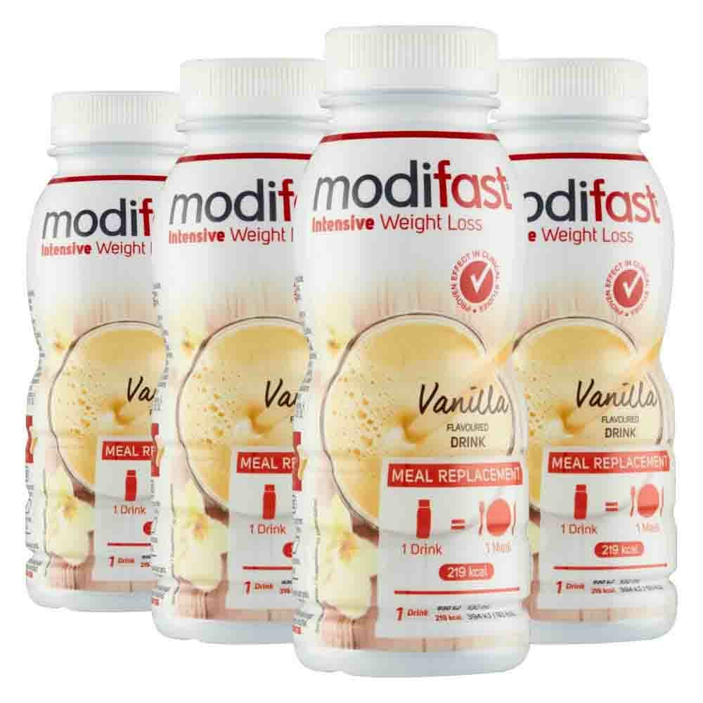 4x Modifast Intensive Drink Vanille 236 ml