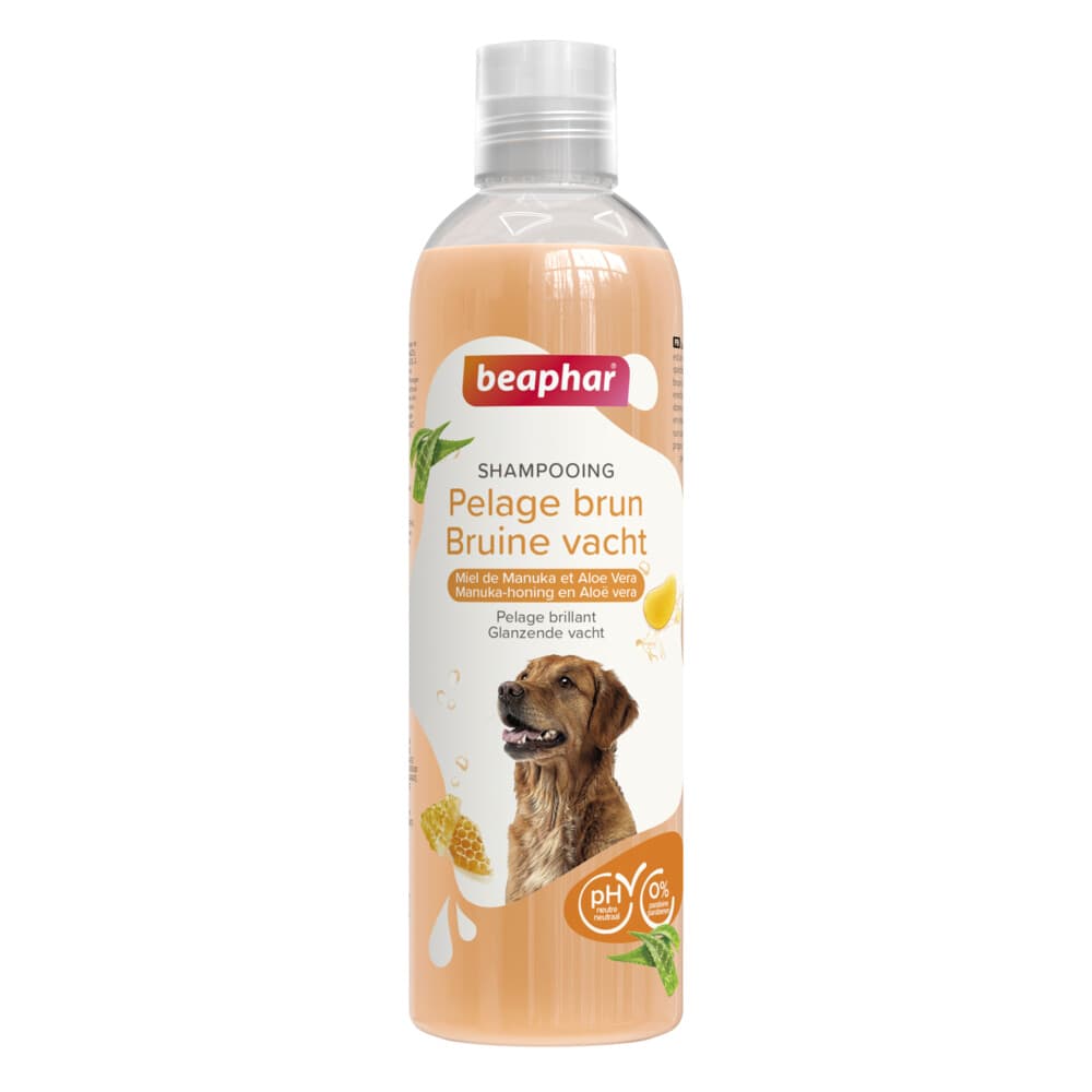 6x Beaphar Hondenshampoo Bruine Vacht 250 ml