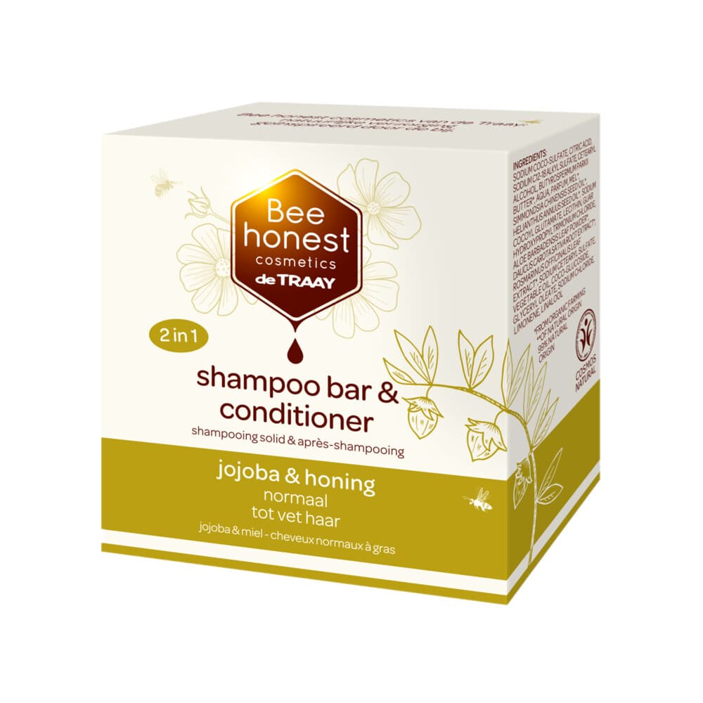 Bee Honest Shampoobar&Conditioner Jojoba&Honing 80 gr