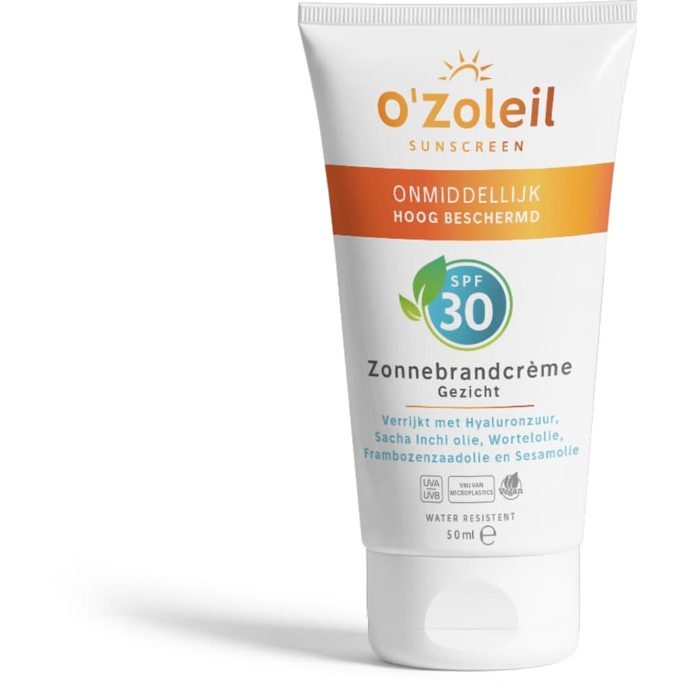 2x O'Zoleil Zonnecreme Gezicht SPF 30 50 ml