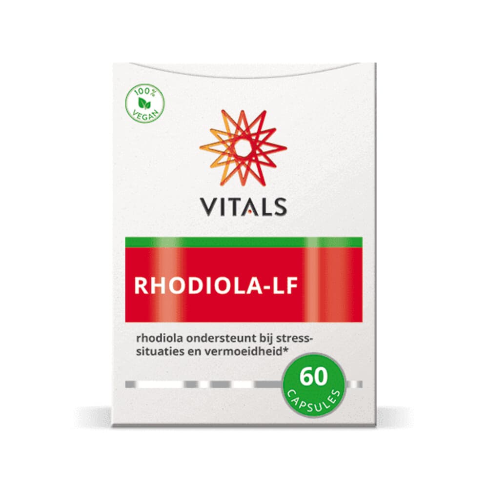 Gratis Verzending: 2x Vitals Rhodiola LF 60 capsules