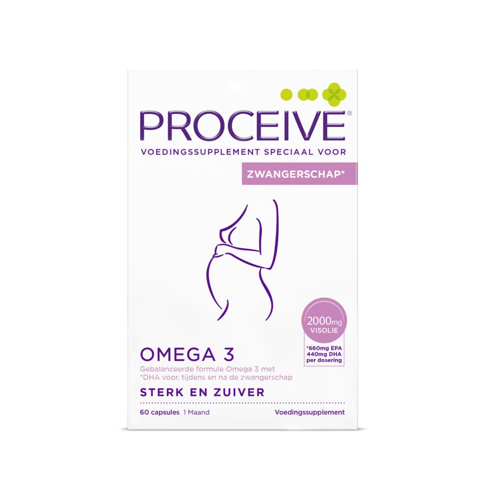Gratis Verzending: Proceive Kinderwens&Zwangerschap Omega 3 60 Capsules