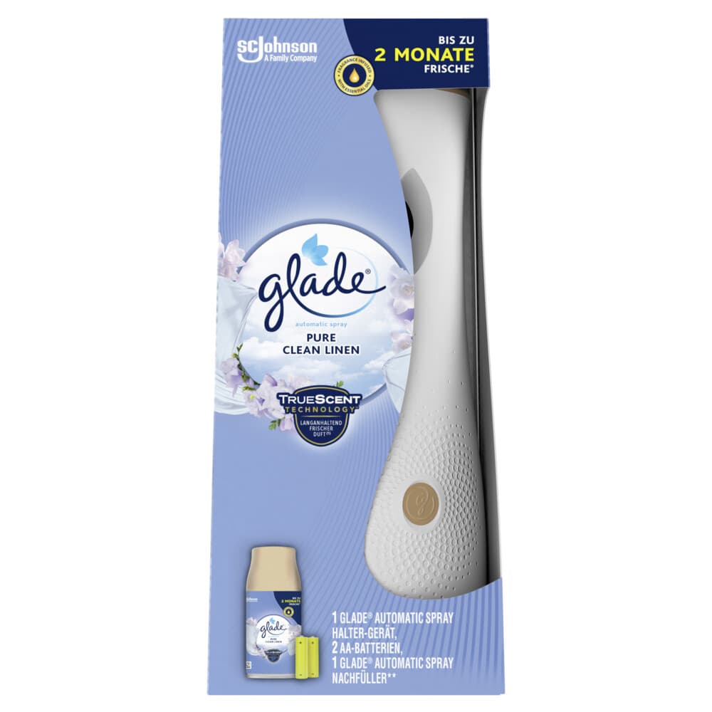 Glade Automatic Spray Startset Pure Clean Linen 269 ml