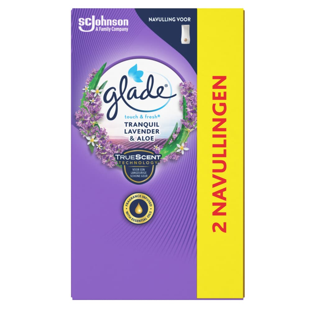 Glade Touch&Fresh Tranquil Lavender&Aloe 2 x 10 ml