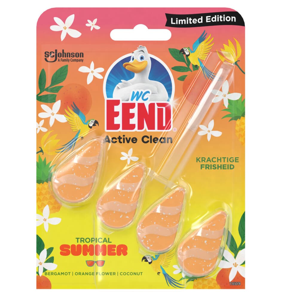 WC Eend Active Clean Toiletblok Tropical Summer 38,6 ml