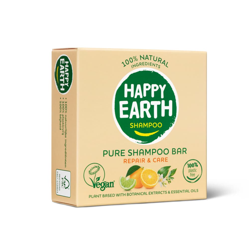 Happy Earth 100% Natuurlijke Shampoo Bar Repair&Care 70 gr