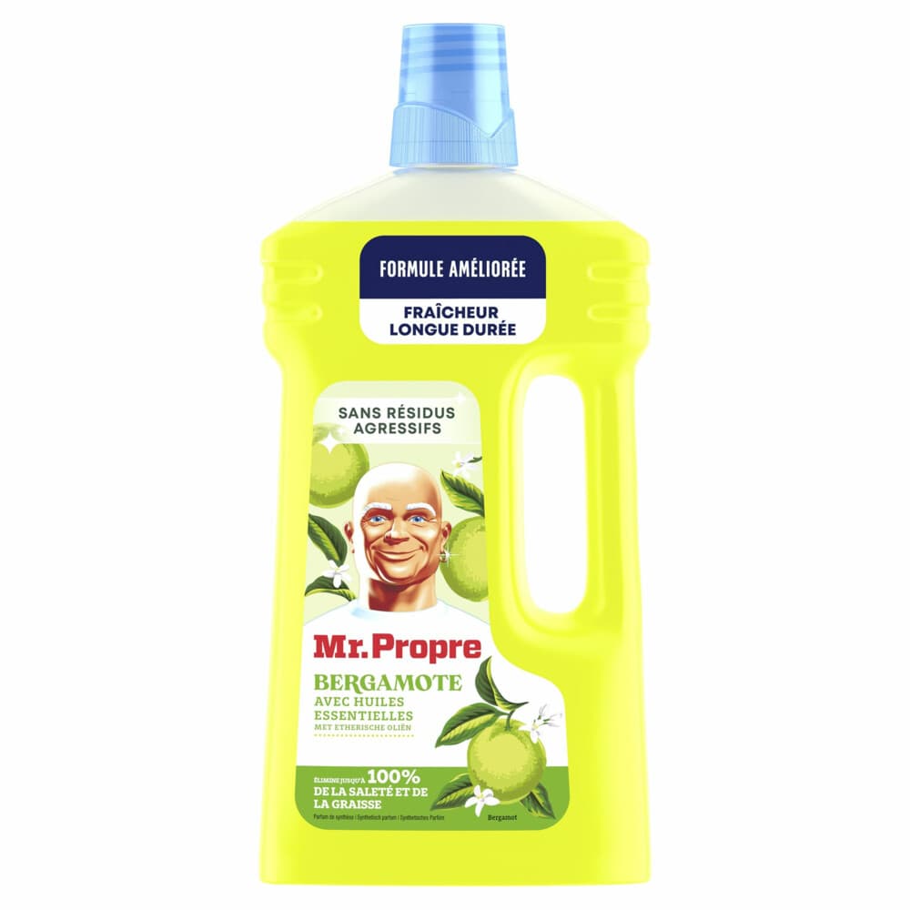 6x Mr. Propre Allesreiniger Bergamot 1 liter