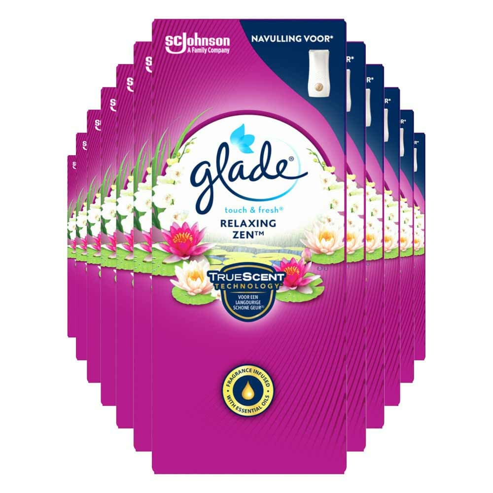 12x Glade Touch&Fresh Relaxing Zen 10 ml