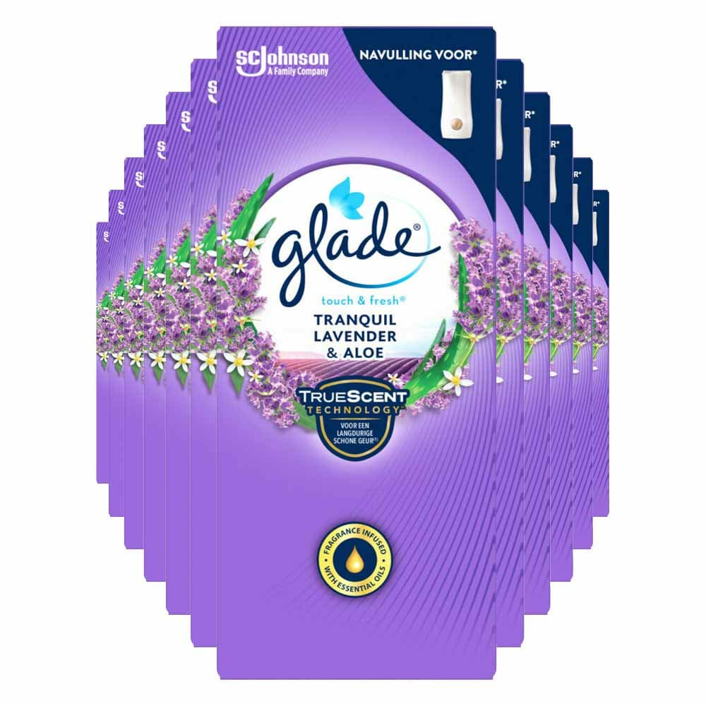12x Glade Touch&Fresh Tranquil Lavender&Aloe 10 ml