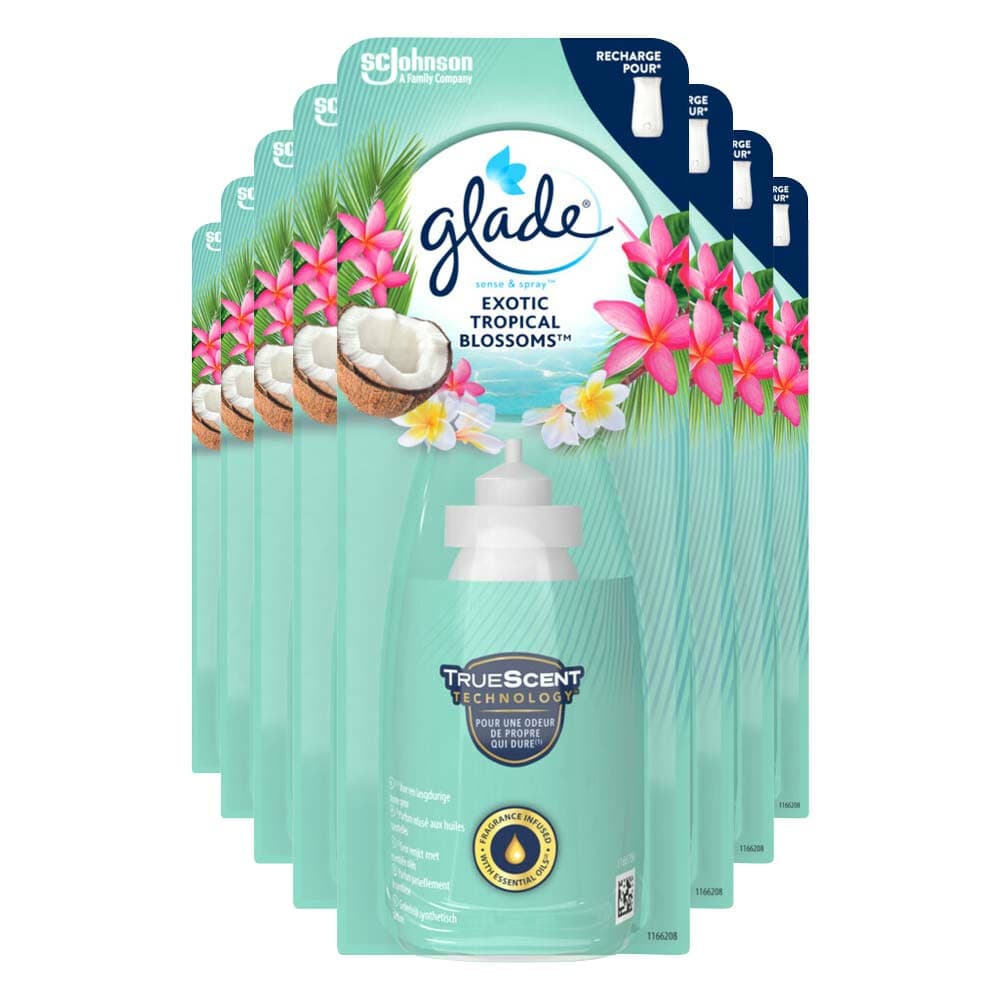 8x Glade Sense&Spray Exotic Tropical Blossoms 18 ml