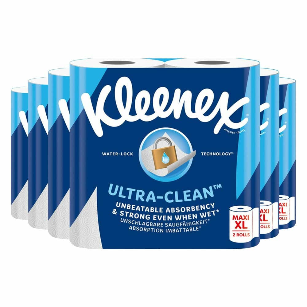 6x Kleenex Keukenpapier Ultra Clean Maxi XL 2 stuks