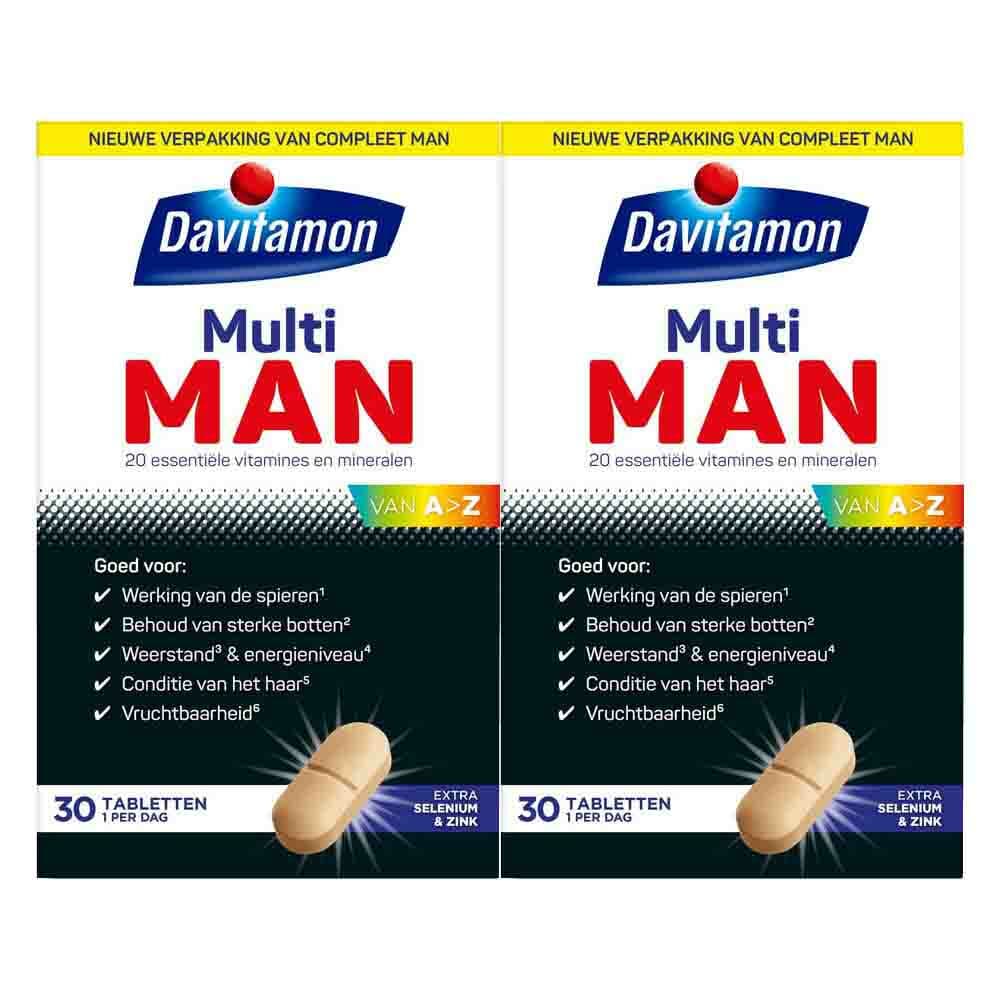 Gratis Verzending: 2x Davitamon Multi Man 30 tabletten