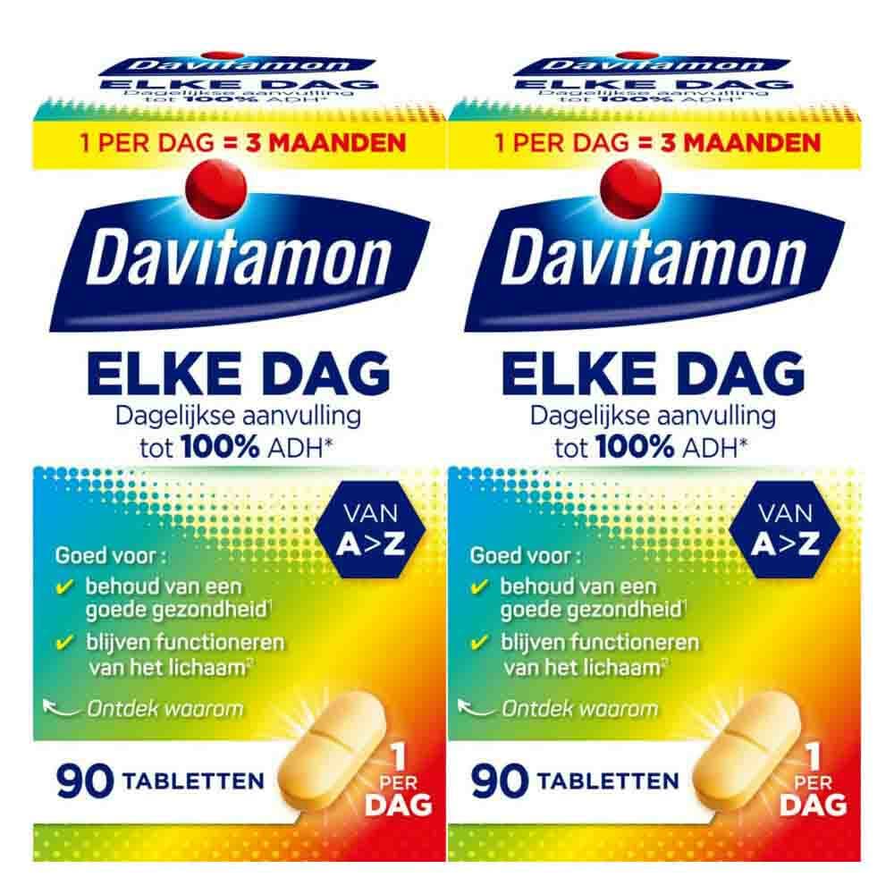Gratis Verzending: 2x Davitamon Elke Dag 90 tabletten