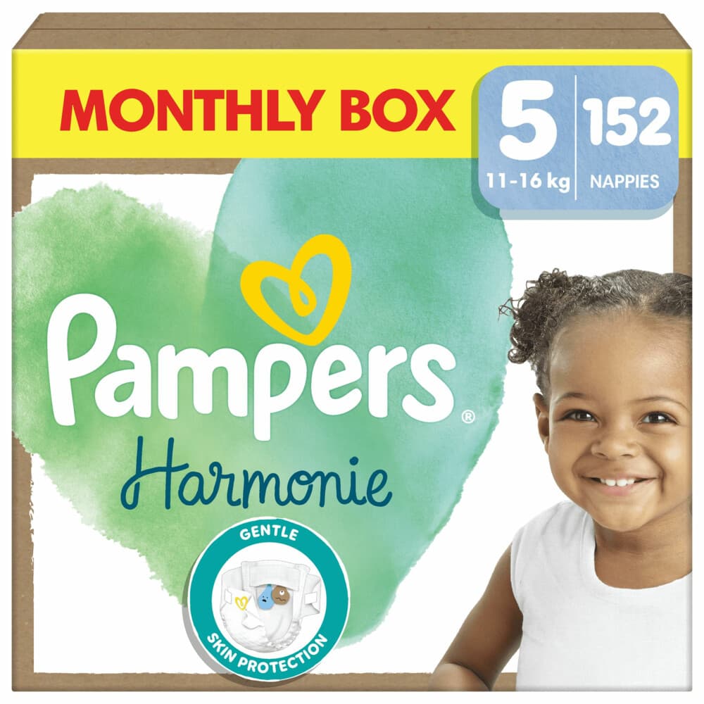 Pampers Harmonie Luiers Maat 5 (11-16 kg) 152 stuks
